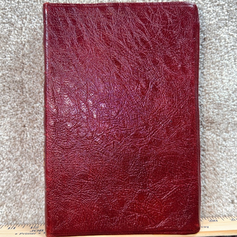NASB The Open Bible Expanded Edition Thomas Nelson 1985 Burgundy Bonded Leather
